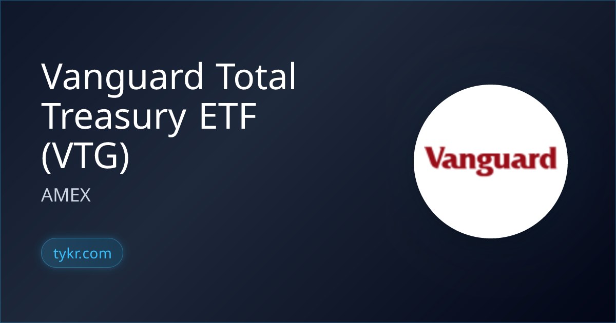 Vanguard Total Treasury ETF (VTG) Stock Analysis, Price, Charts ...