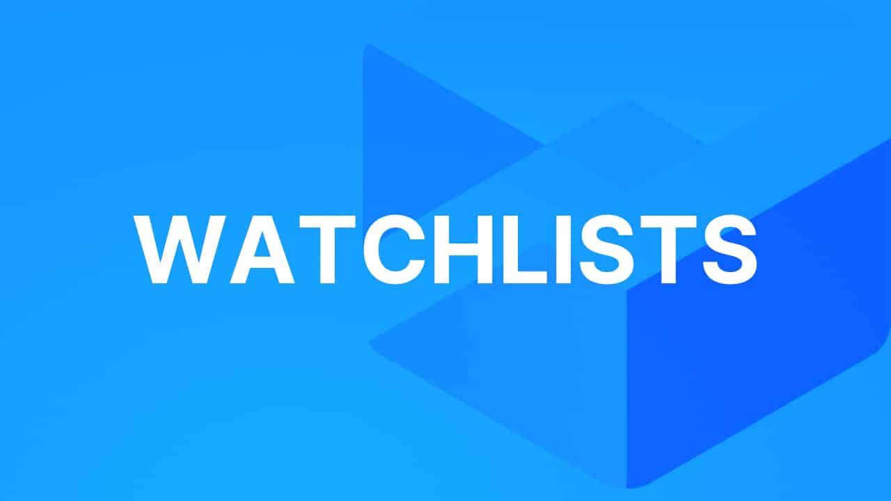 How to use Watchlists